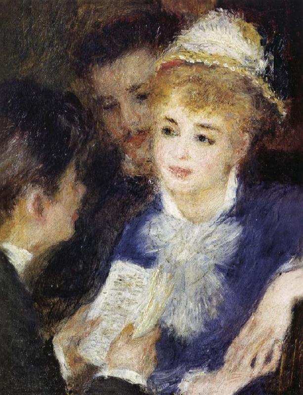Pierre Renoir Reading the Part Norge oil painting art